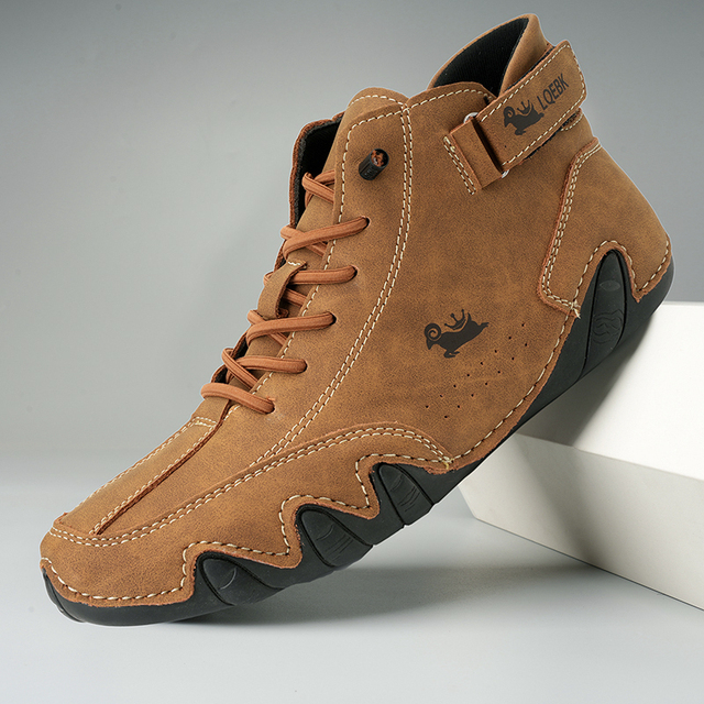 Ultra-bequemer Rutschfester Barfußschuh aus echtem Leder (Unisex).