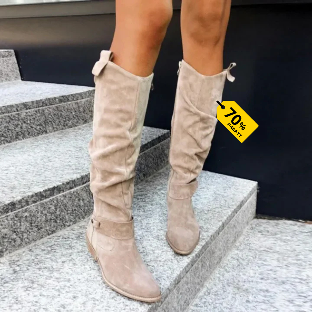 Carla - Luxus Leder Damenstiefel