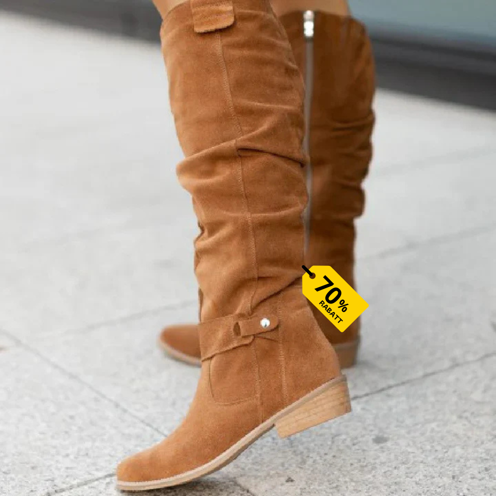 Carla - Luxus Leder Damenstiefel