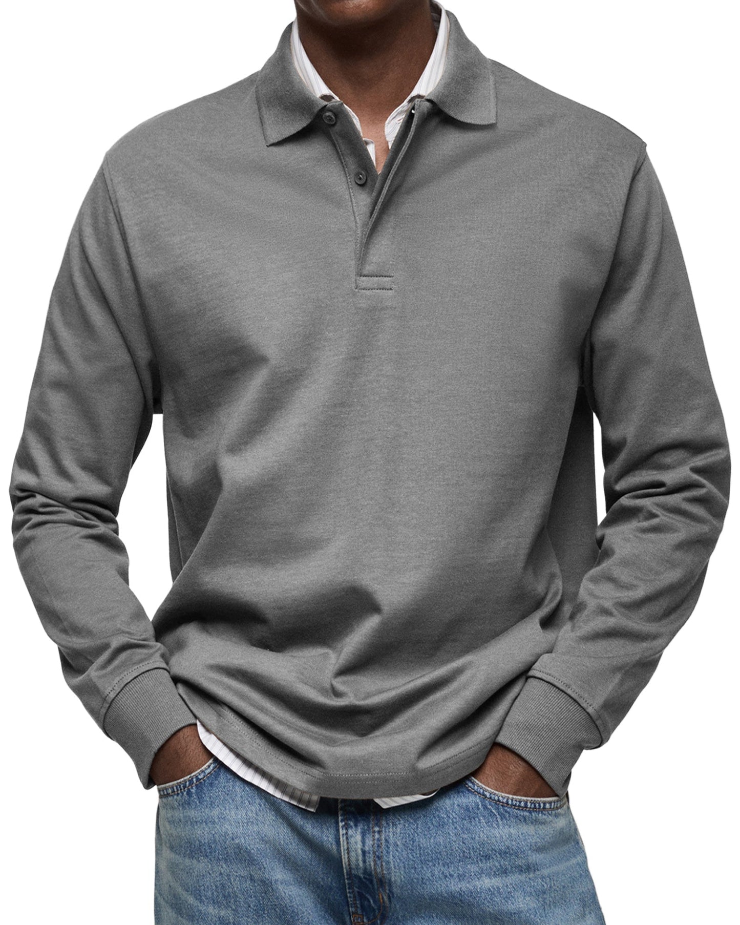 Luca | Polo Langarm Casual