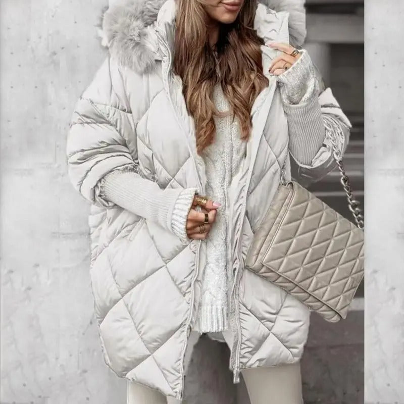 Henna™ | Premium Parka mit Strickärmeln