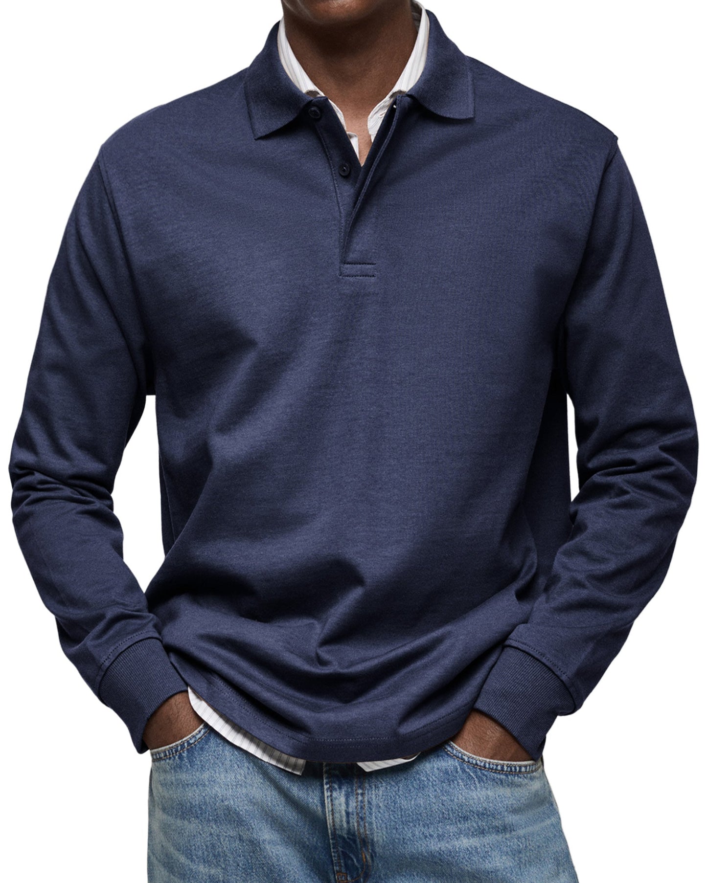 Luca | Polo Langarm Casual