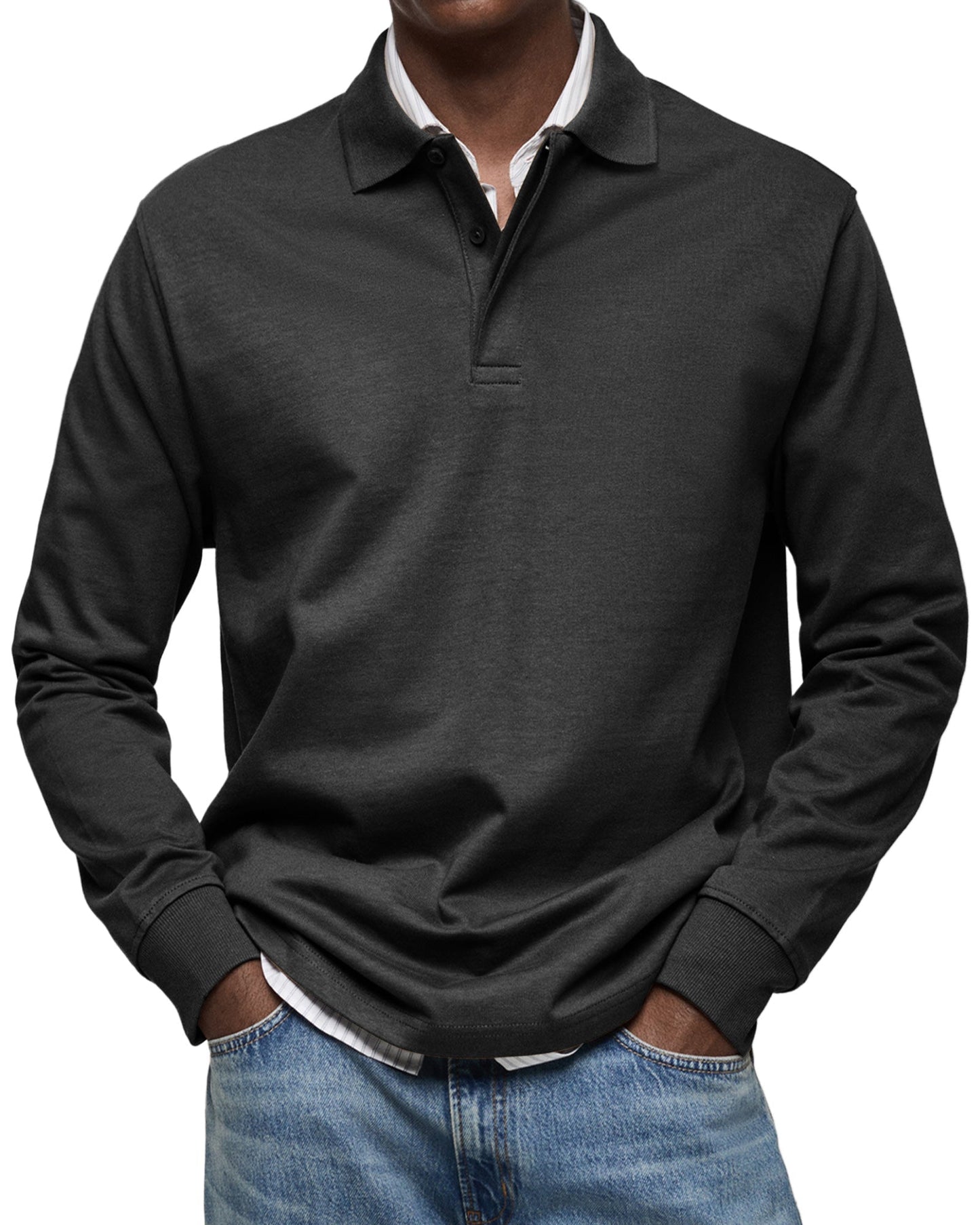Luca | Polo Langarm Casual
