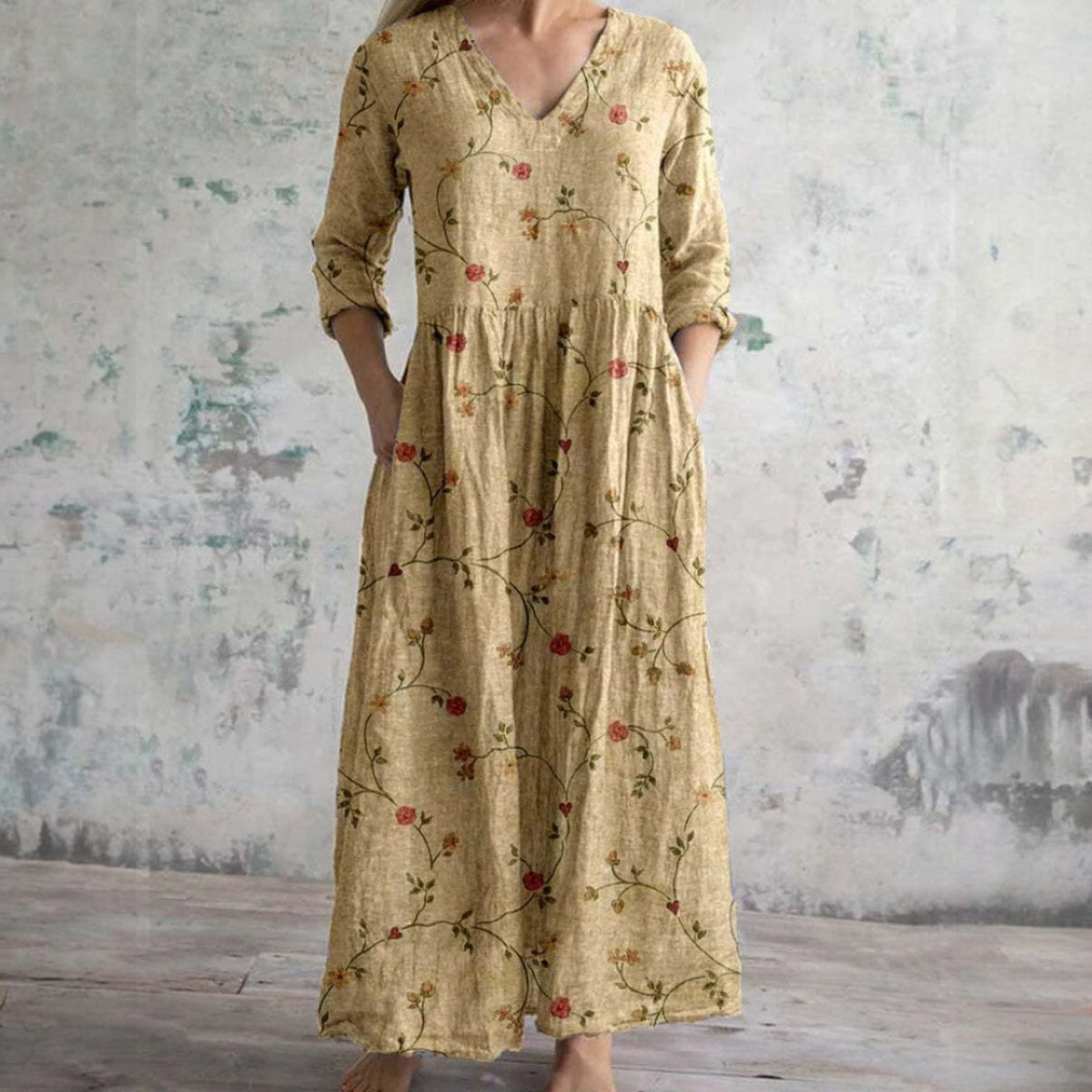 Wilhelmine™ | Elegantes Blumenkleid premium qualität