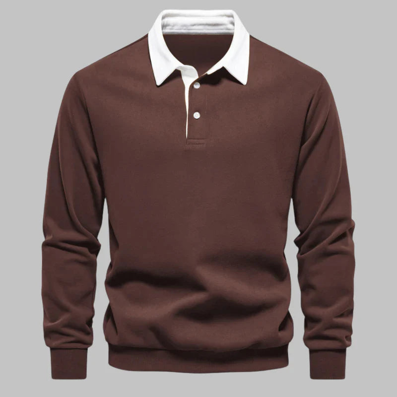 FALKENBERG™ | POLOKRAGEN BAUMWOLLPULLOVER