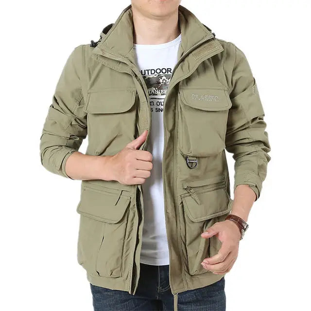 Brandon - Wasserdichte, abnehmbare Herbstjacke für Herren