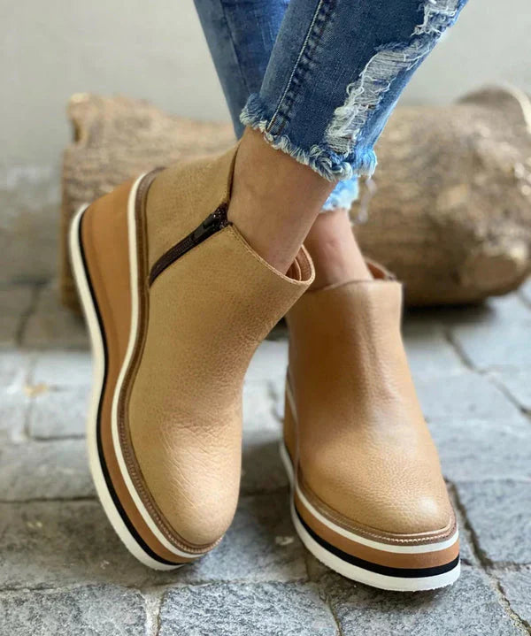 Kaily| Luxuriöse Lederstiefel für Frauen