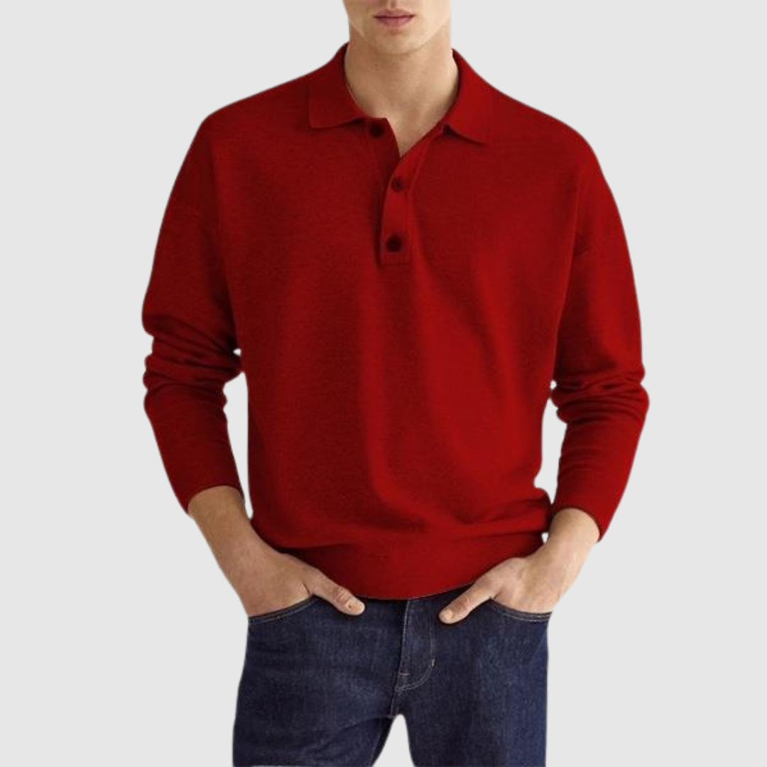 Aldo™ | Premium Langarm-Polo