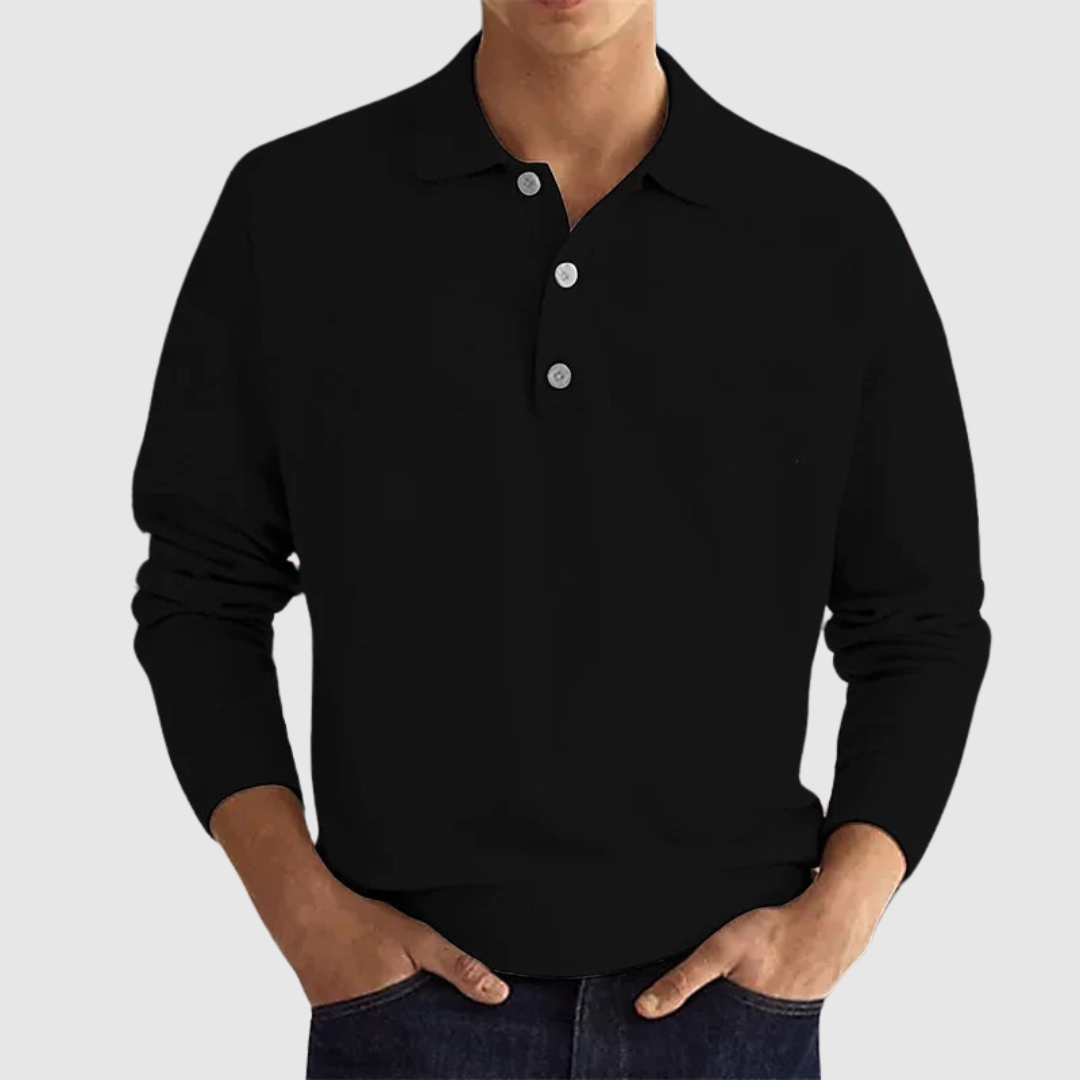 Aldo™ | Premium Langarm-Polo