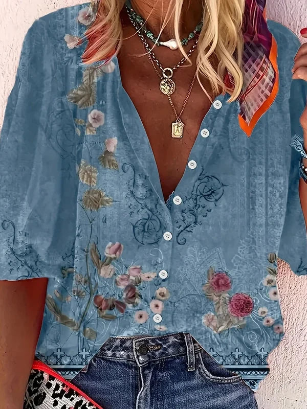 SOLA™ – Boho Bloom Bluse