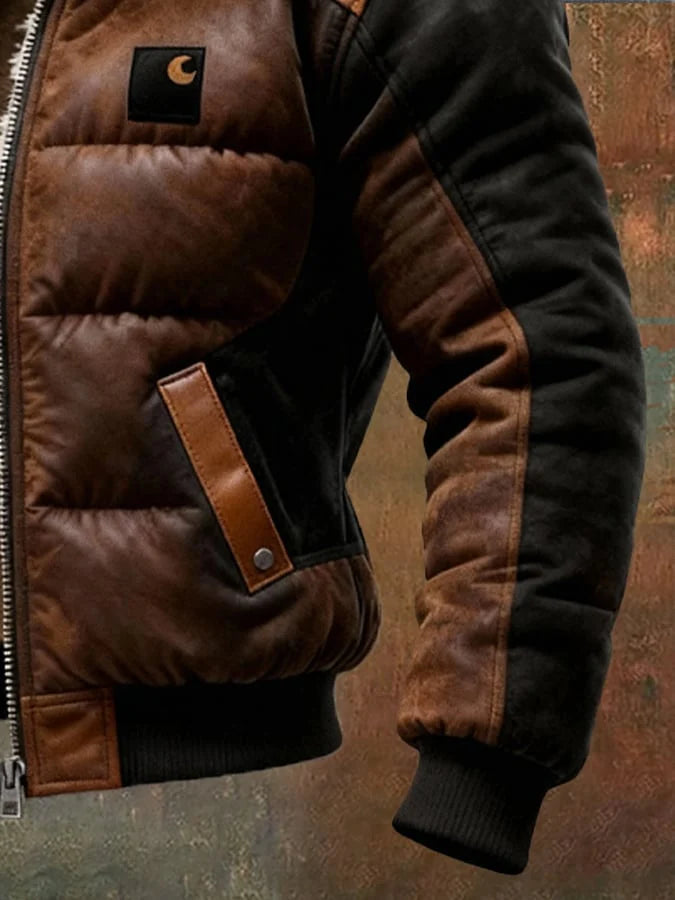 MARCUS™ | HANDGEFERTIGTE LEDERJACKE MIT WOLLFUTTER