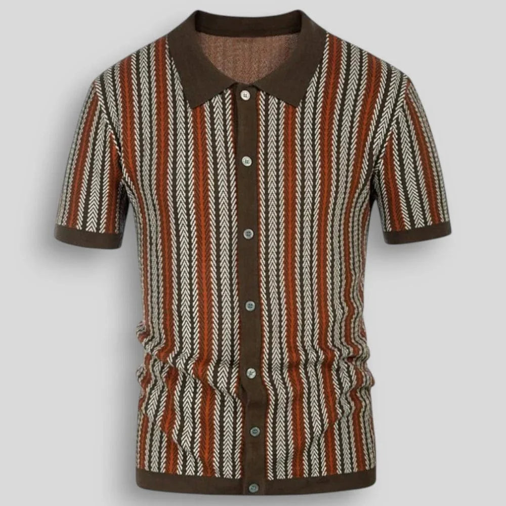 RIVIERA™ | GESTREIFTES STRICKHEMD