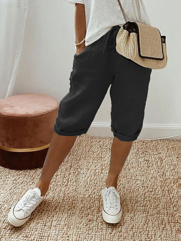 Almut™ | Bequeme shorts mit umschlag