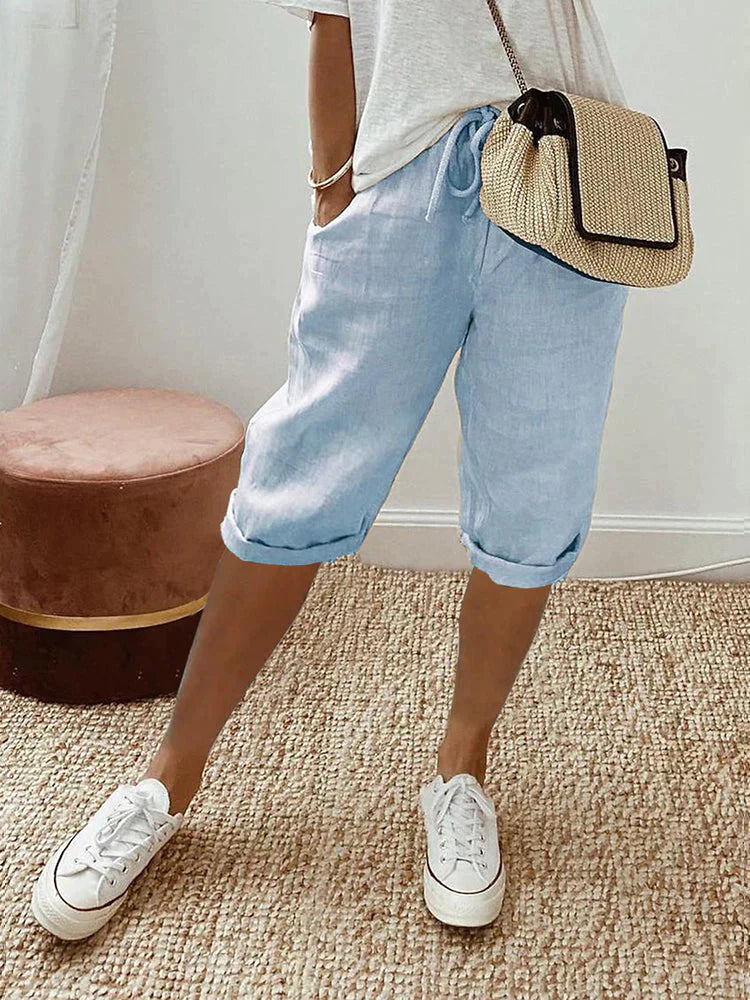 Almut™ | Bequeme shorts mit umschlag