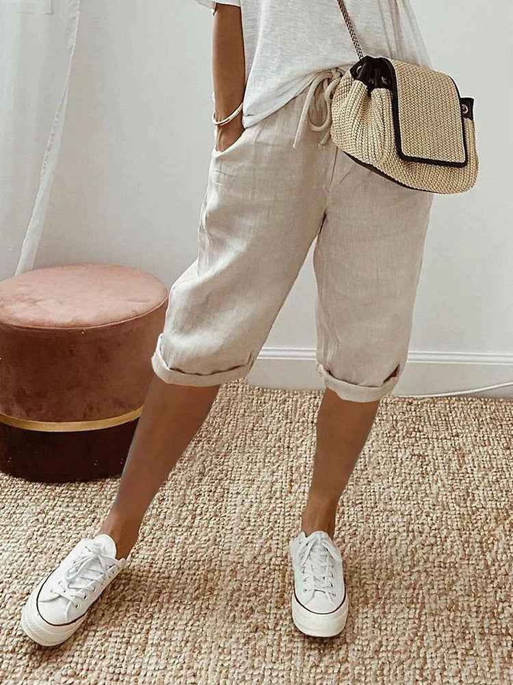 Almut™ | Bequeme shorts mit umschlag
