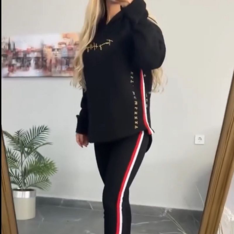 Fiona™ | Chic Streifen Jogging Set