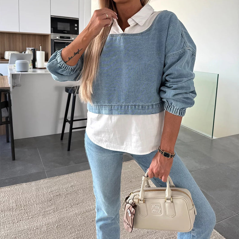 🩵 Jeans-Set Damen