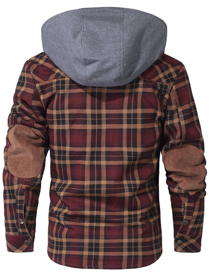 WOODLAND™ | Thermo-Flanelljacke mit Kapuze