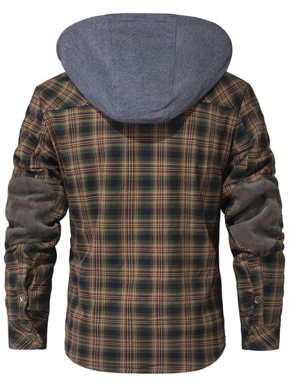 WOODLAND™ | Thermo-Flanelljacke mit Kapuze