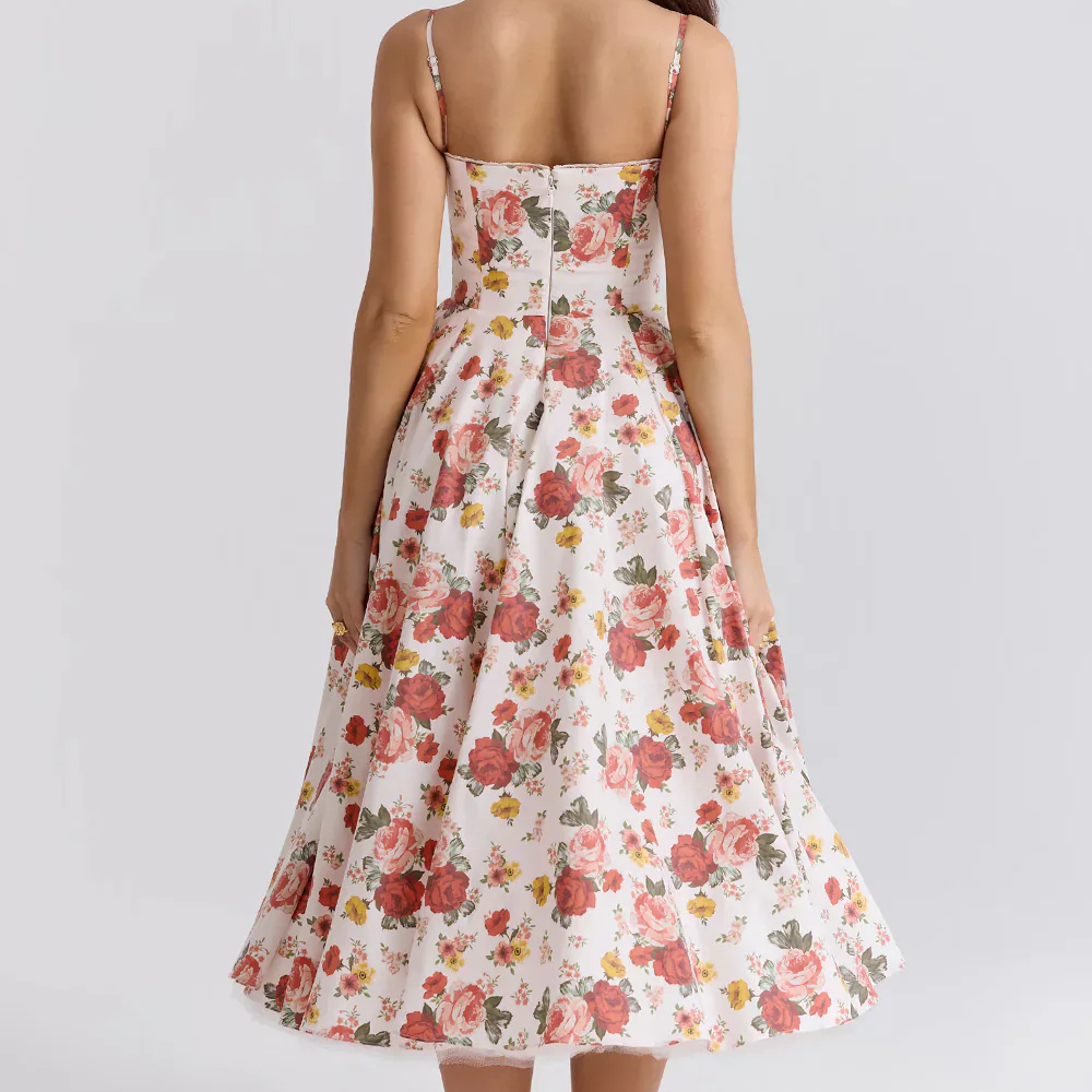 Alise - Elegantes, fließendes Korsettkleid