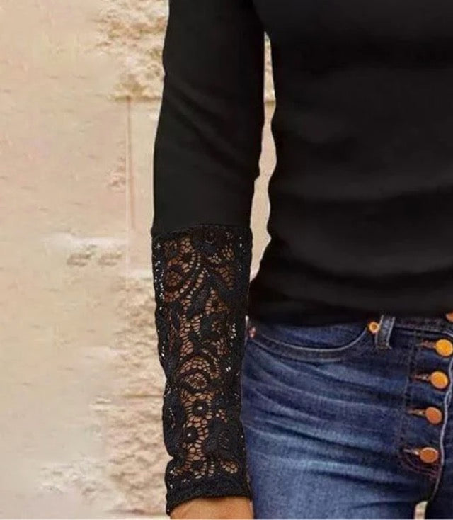 Basic Plain Round Neck Top