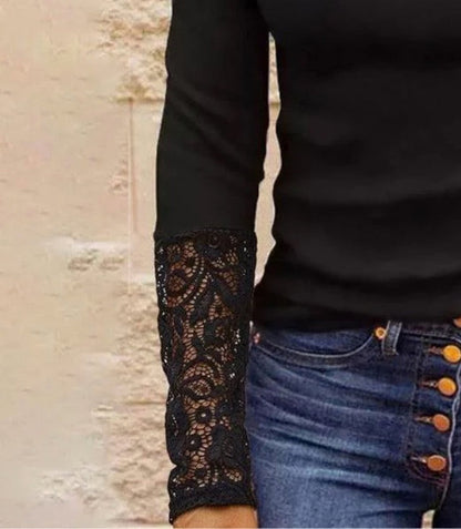 Basic Plain Round Neck Top