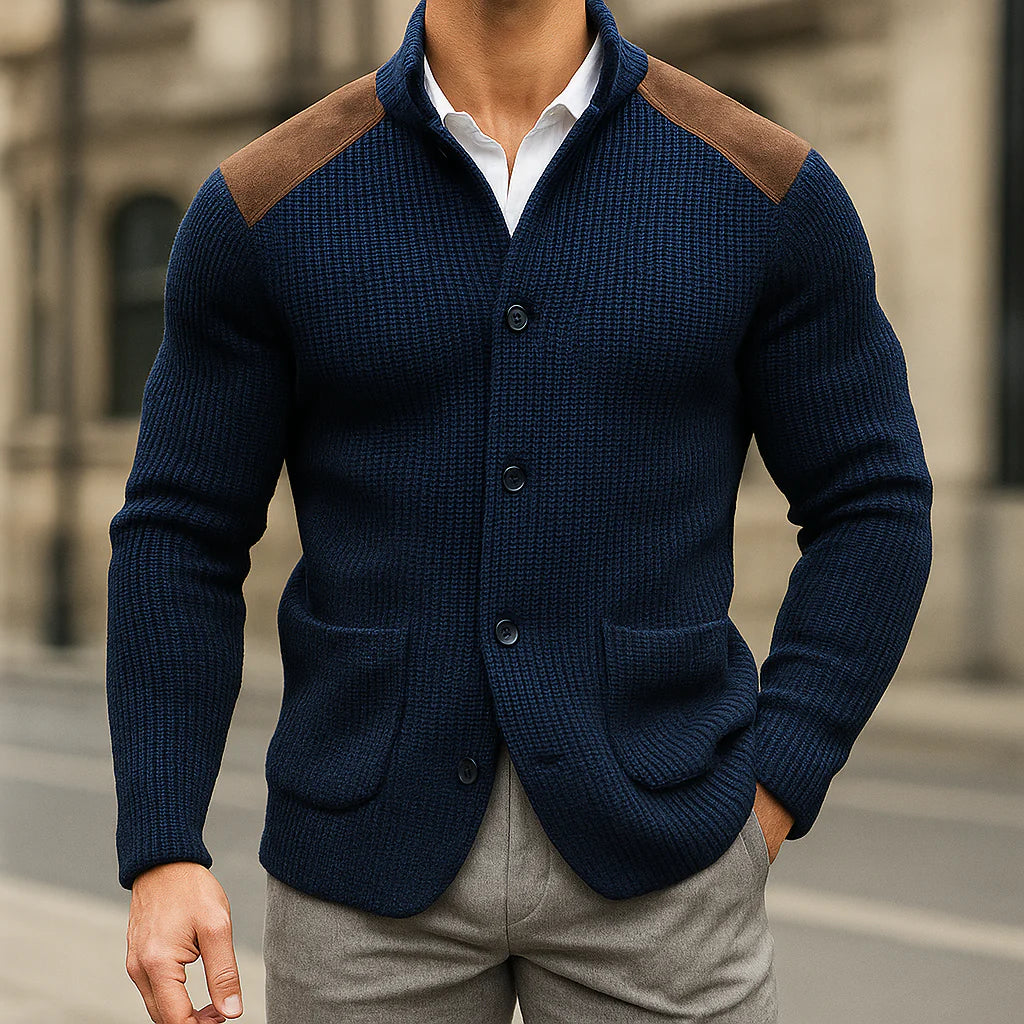 HUBERD™ | STRUKTURIERTER STRICKBLAZER