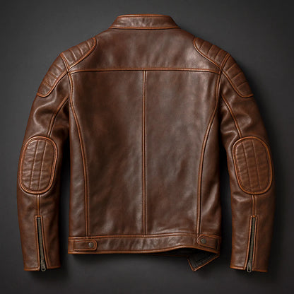 BARGER™ | Vintage-Lederjacke