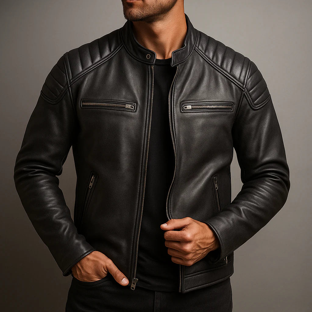 BARGER™ | Vintage-Lederjacke