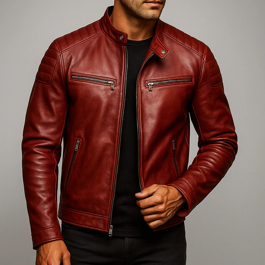 BARGER™ | Vintage-Lederjacke