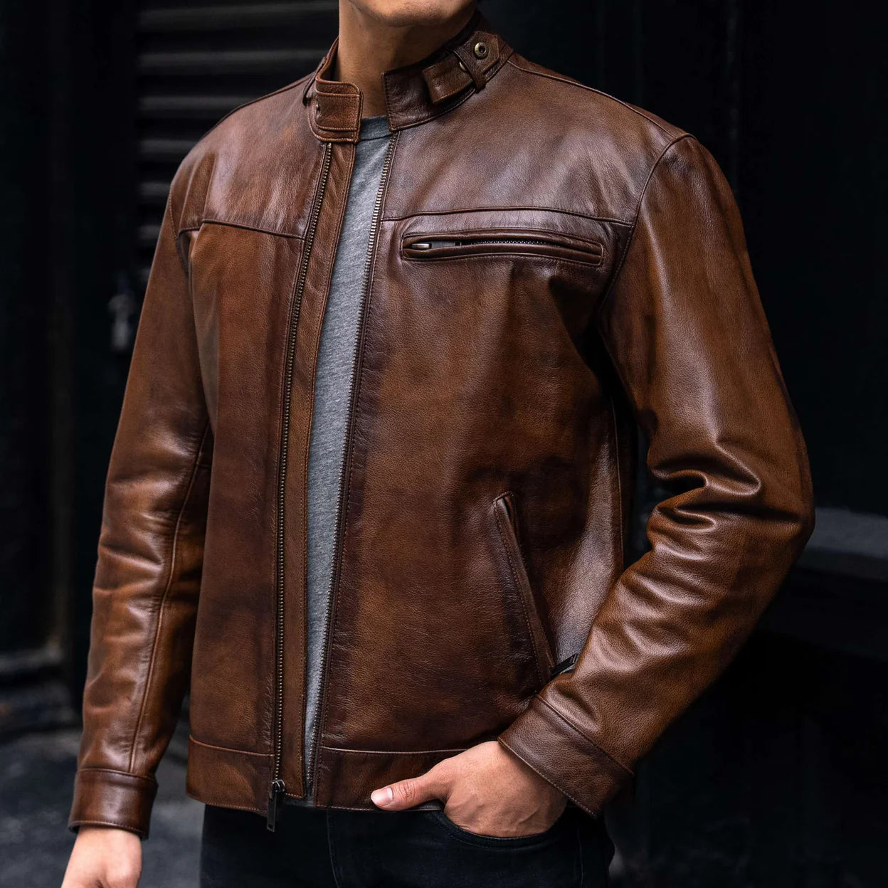 HUBERD™ | ROADSTER LEDERJACKE