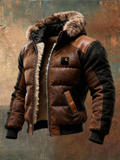MARCUS™ | HANDGEFERTIGTE LEDERJACKE MIT WOLLFUTTER