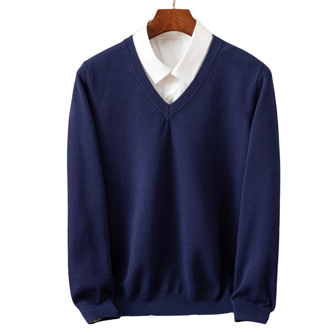 BEXFORD™ | KASCHMIR V AUSSCHNITT PULLOVER