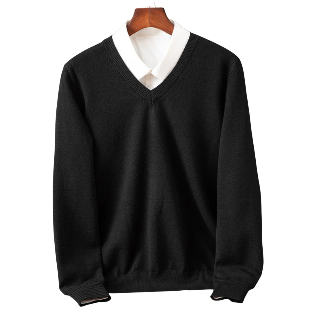 BEXFORD™ | KASCHMIR V AUSSCHNITT PULLOVER