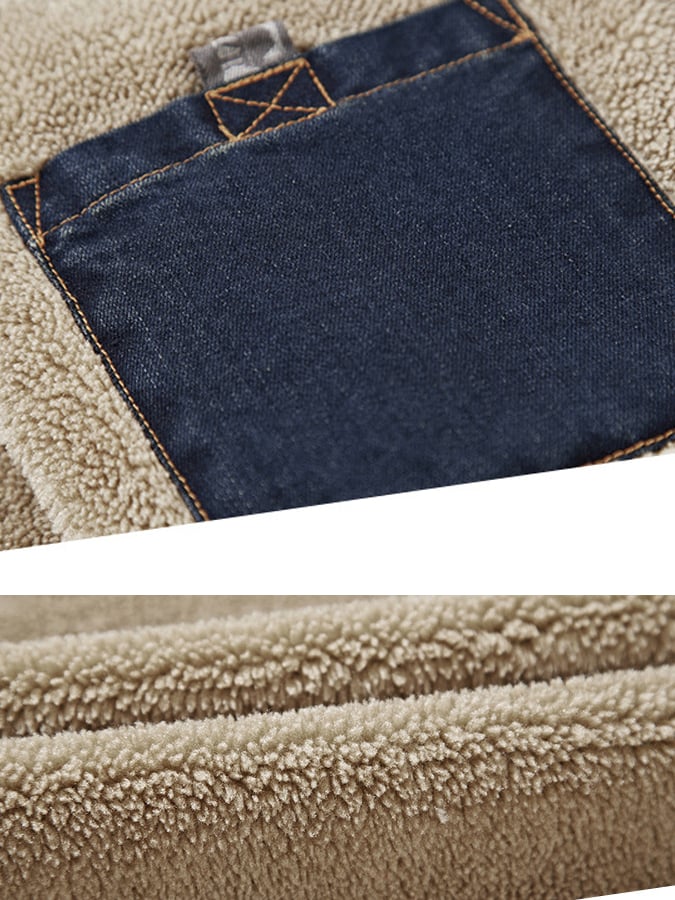 HARRISON™ | RETRO SHERPA DENIM JACKE