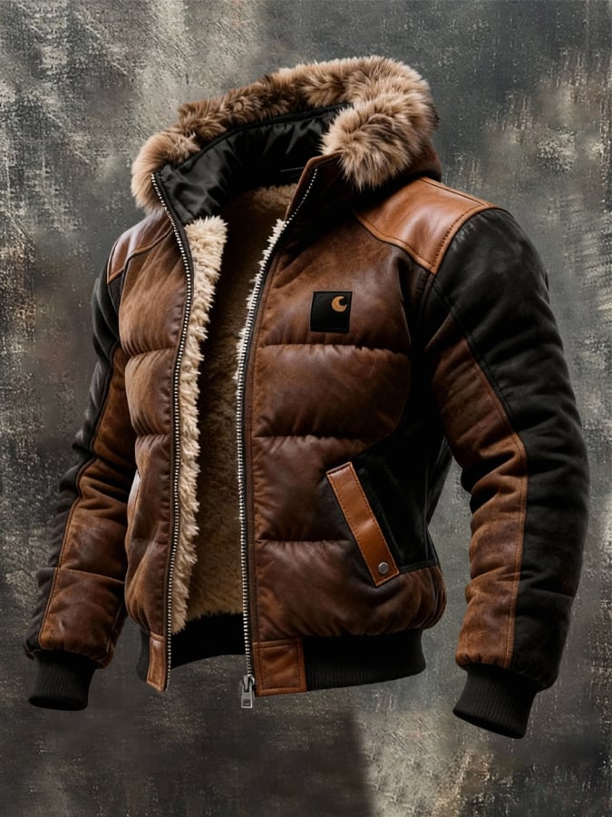 MARCUS™ | HANDGEFERTIGTE LEDERJACKE MIT WOLLFUTTER