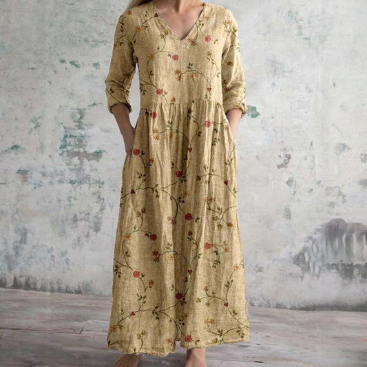 Wilhelmine™ | Elegantes Blumenkleid premium qualität