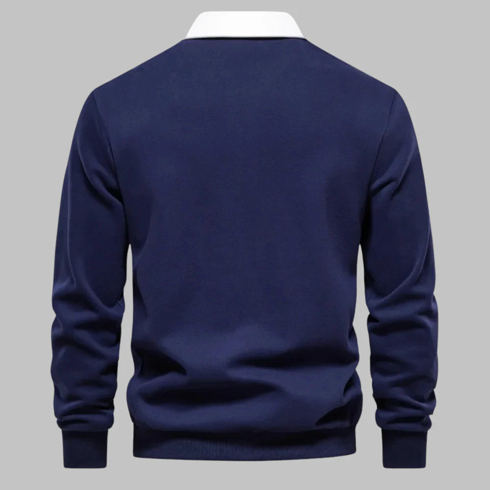 FALKENBERG™ | POLOKRAGEN BAUMWOLLPULLOVER