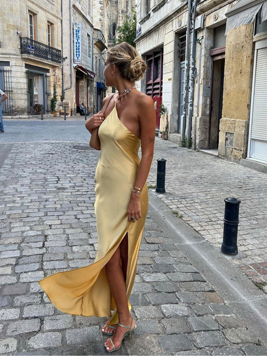 URSULA | RÜCKENFREIES MAXIKLEID