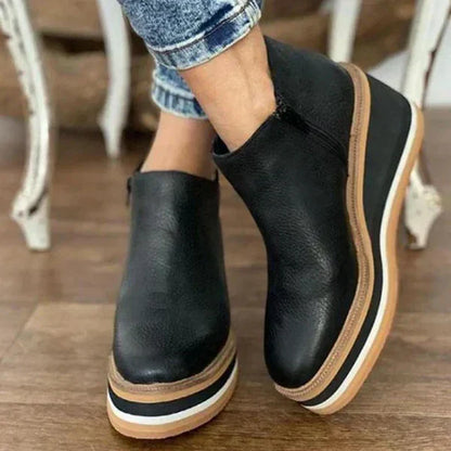 Kaily| Luxuriöse Lederstiefel für Frauen
