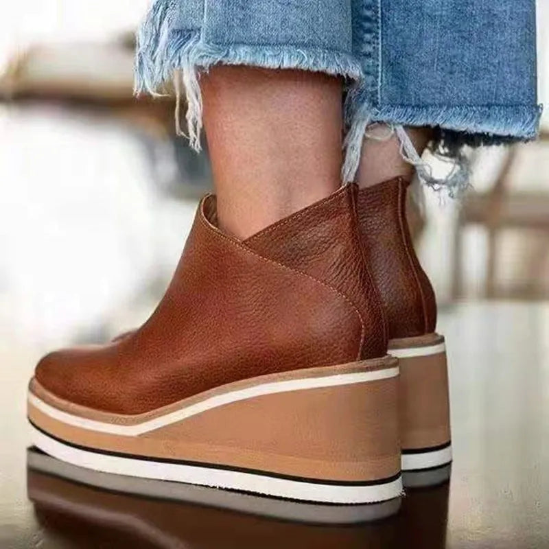 Kaily| Luxuriöse Lederstiefel für Frauen