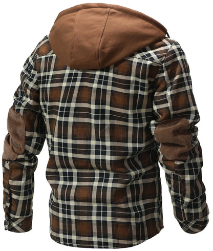 WOODLAND™ | Thermo-Flanelljacke mit Kapuze