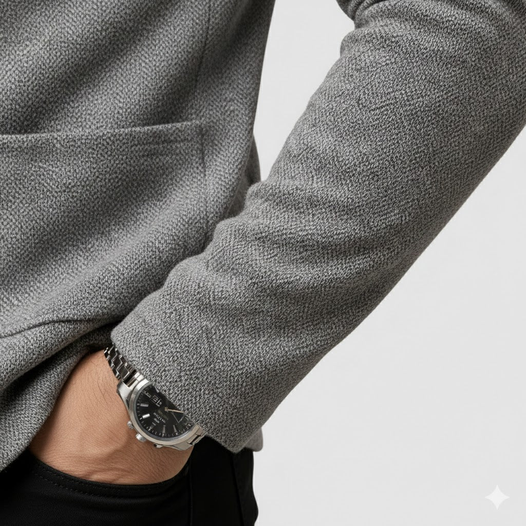 MERIDIAN™ | STRICK BLAZER MIT STEHKRAGEN