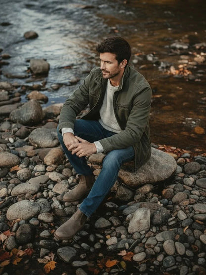 FELDGRAF™ | OLIVGRÜNE FIELDJACKE