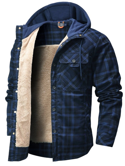 WOODLAND™ | Thermo-Flanelljacke mit Kapuze