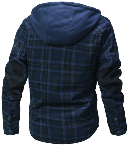 WOODLAND™ | Thermo-Flanelljacke mit Kapuze