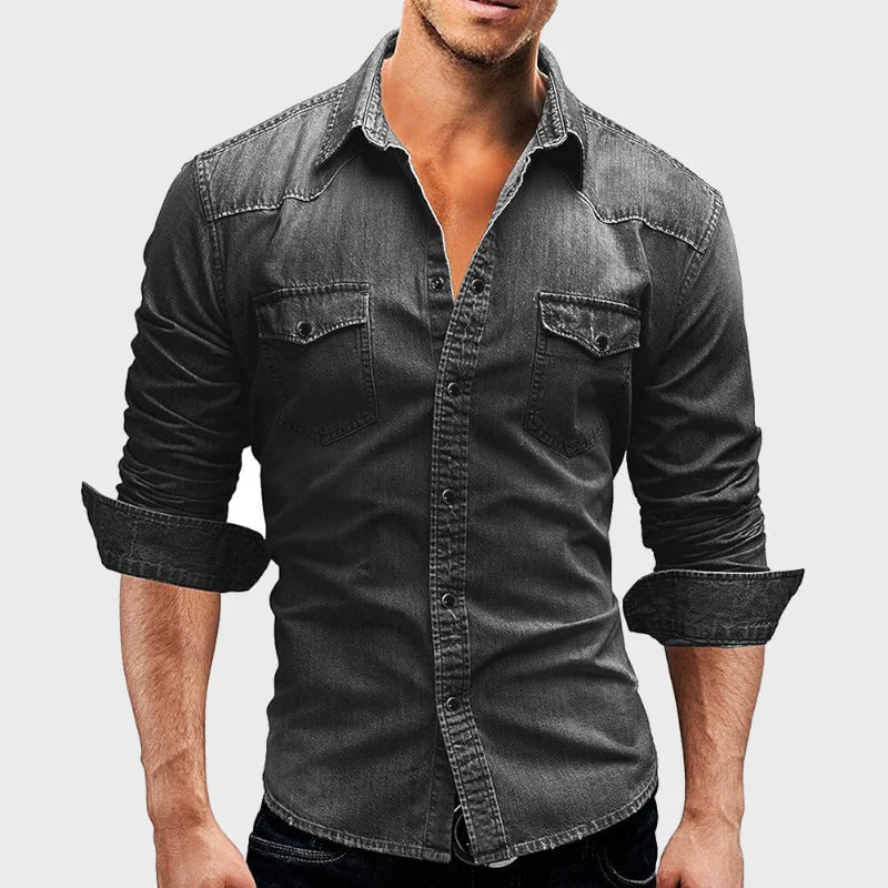 Denim-Hemd Davide Costa Miami