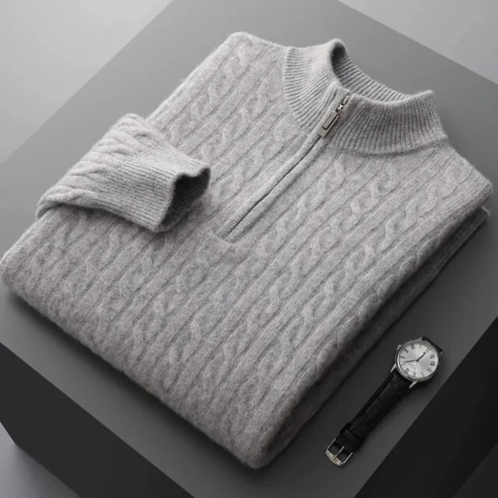 DANEB™ | Kaschmir Half Zip Pullover