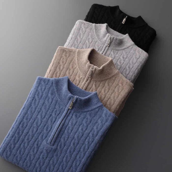 DANEB™ | Kaschmir Half Zip Pullover