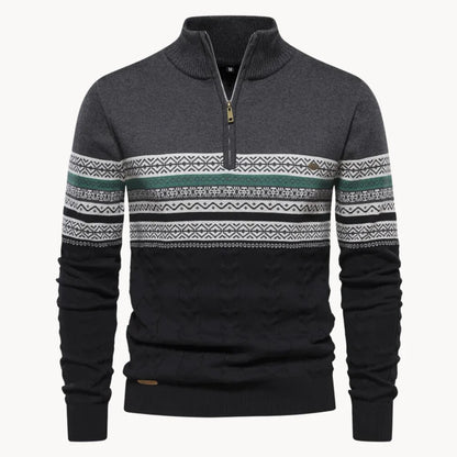 SOHO™ | PREMIUM STRICK ZIP PULLOVER